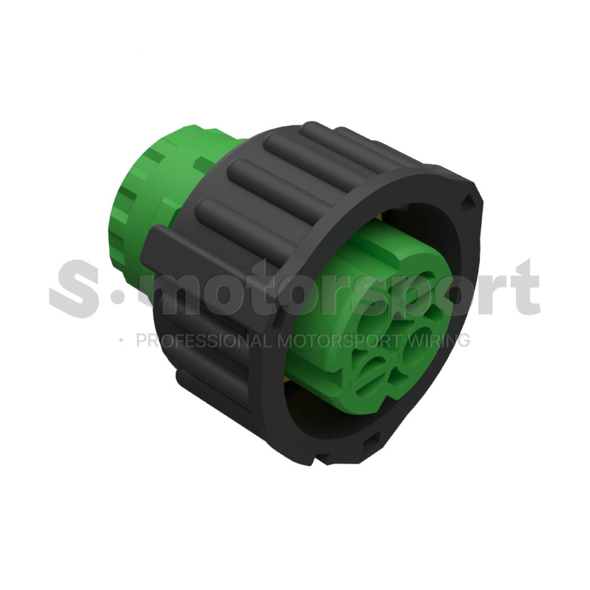 2-х контактный разъем TE AMP | Circular DIN Series | 3-1719434-3 | Socket